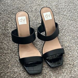 DV by Dolce Vita Black Heeled Sandals